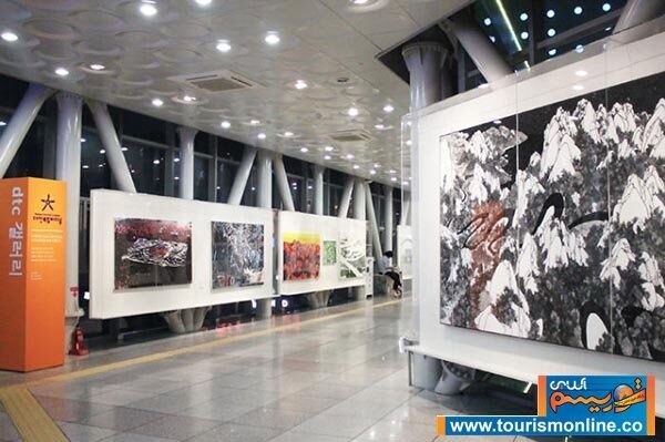 پایانه اتوبوس یا گالری هنری!/عکس