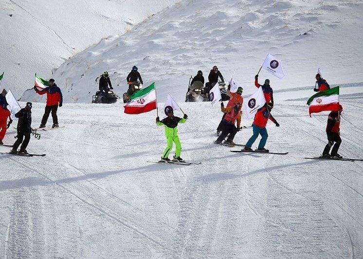 بازگشایی پیست اسکی دیزین/تصاویر