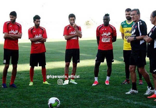 تغییر زمان تمرین پرسپولیس به دلیل بازی تیم ملی