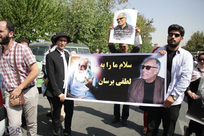 تشییع پیکر زنده‌یاد کیارستمی/عکس‌ها
