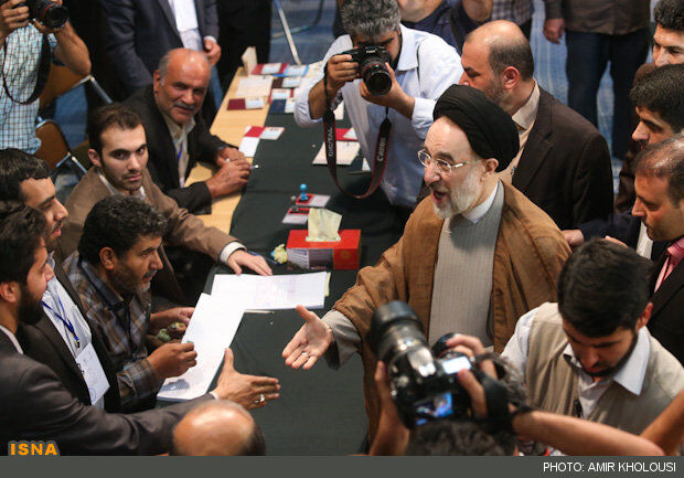 اخذ رای سید محمد خاتمی/تصاویر