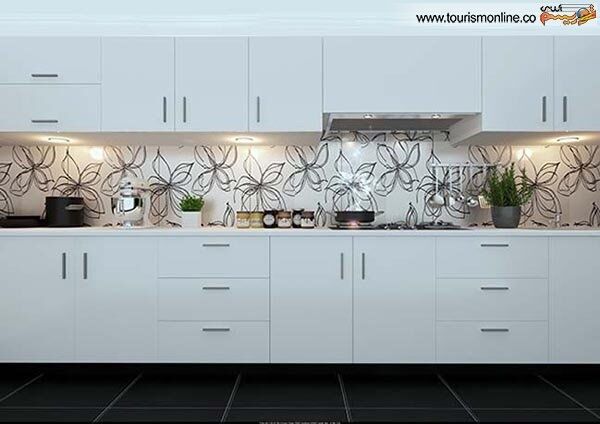 آشپزخانه های یکپارچه سفید/عکس