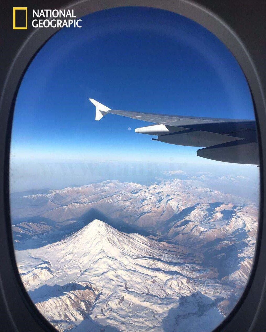 قله دماوند از نمای بالا/عکس