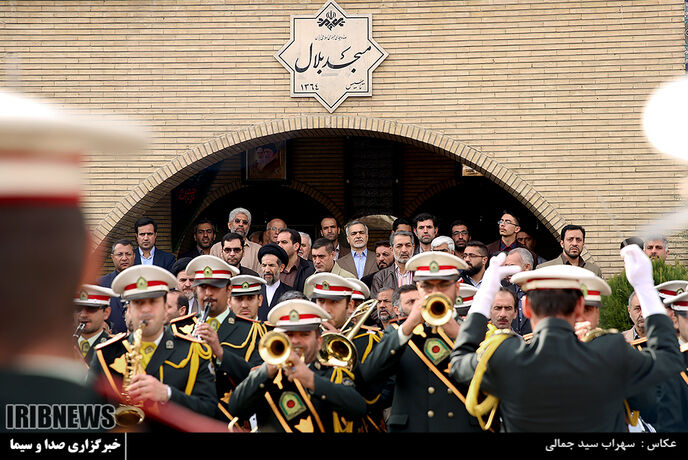 تصاویر مراسم تشییع پیکر شهید خزایی