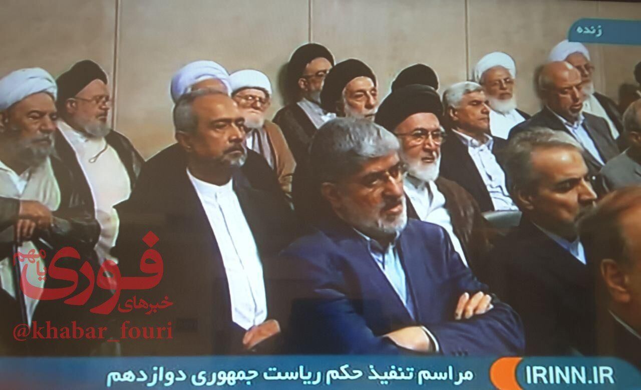 نهاوندیان،نوبخت و مطهری در مراسم تنفیذ/عکس