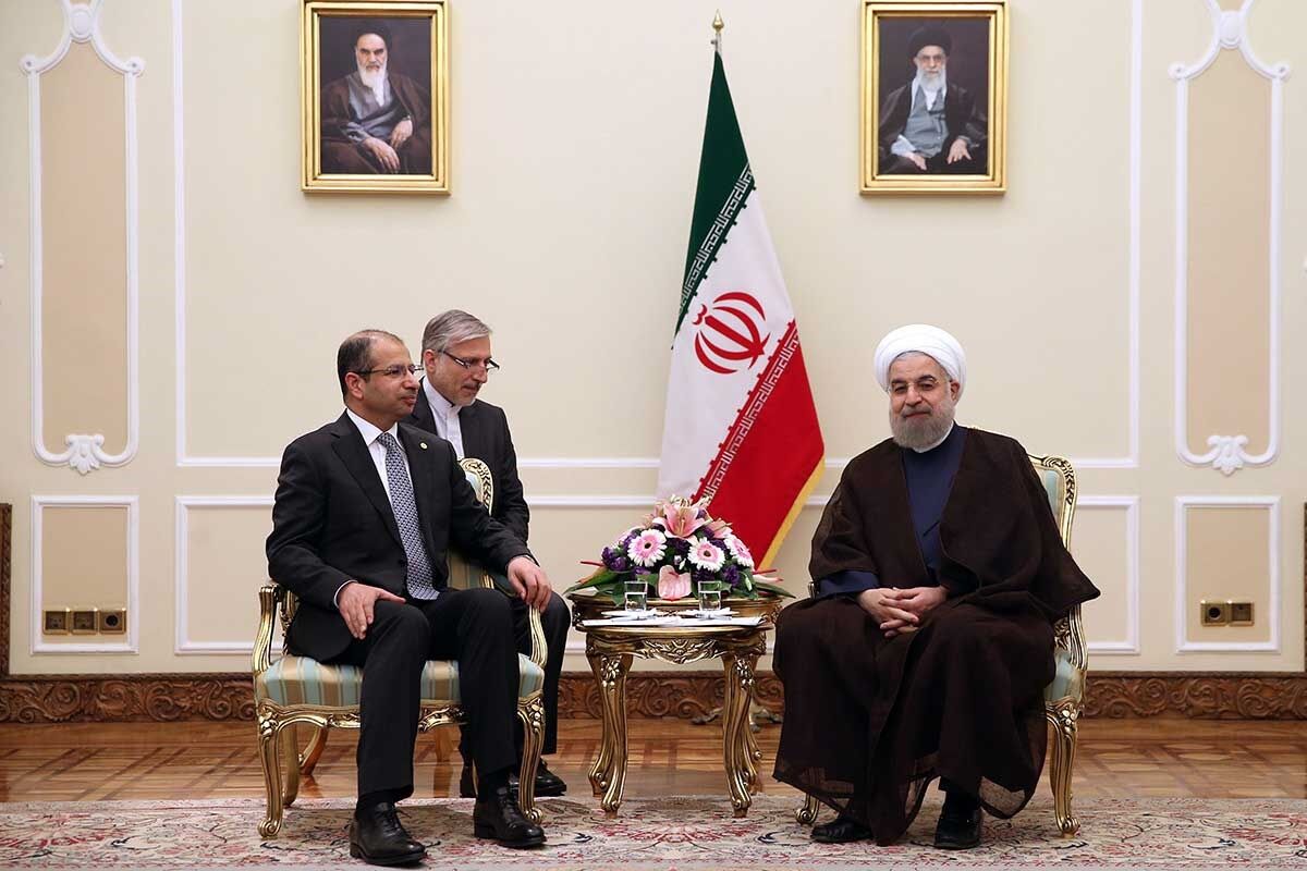 تصاویر دیدار روحانی با الجبوری