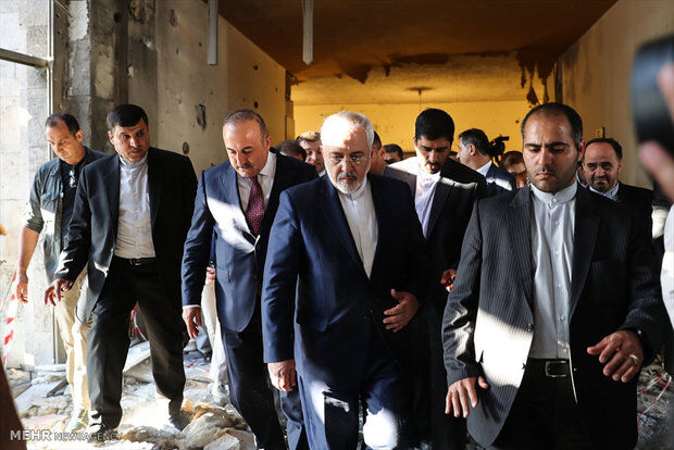 تصاویربازدید ظریف از پارلمان ترکیه