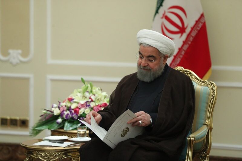 تصاویری از دیدار روحانی با مقامات 3کشور