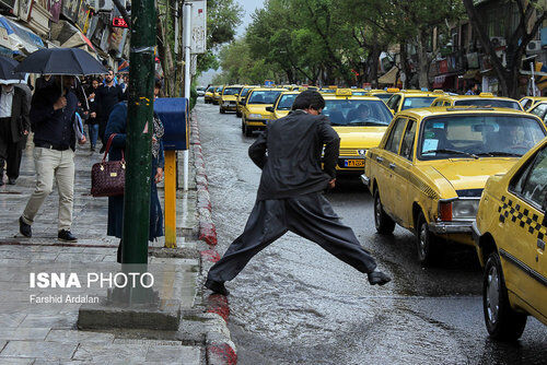 آب گرفتگی معابردر سنندج/تصاویر