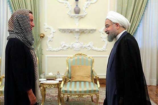 تیپ موگرینی در دیدار با روحانی/تصاویر