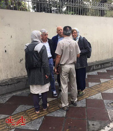 پیاده‌روی جک استراو در تهران
