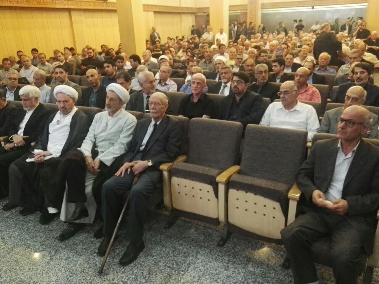 مراسم ترحیم ابراهیم یزدی برگزار شد +تصاویر