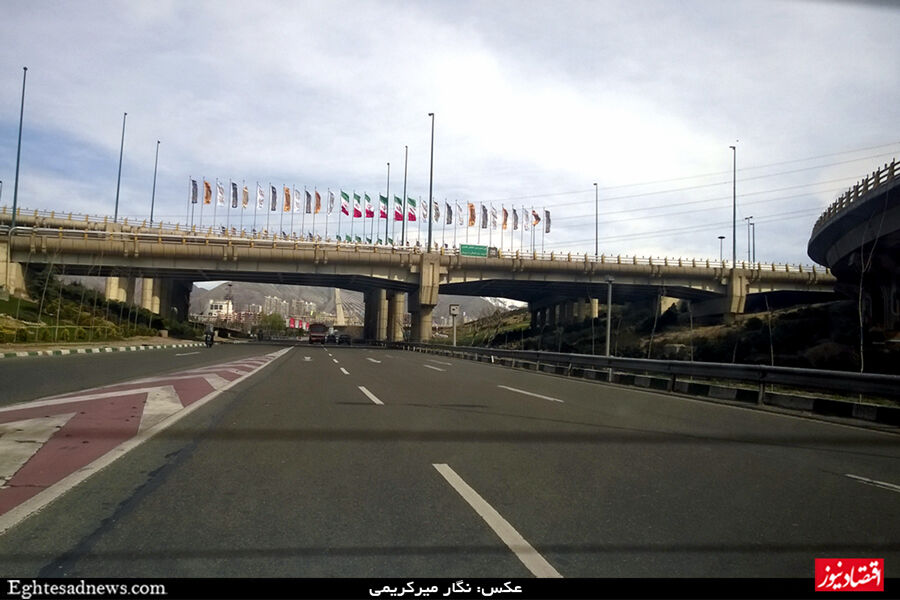 چند نما از تهران خلوت/ عکس