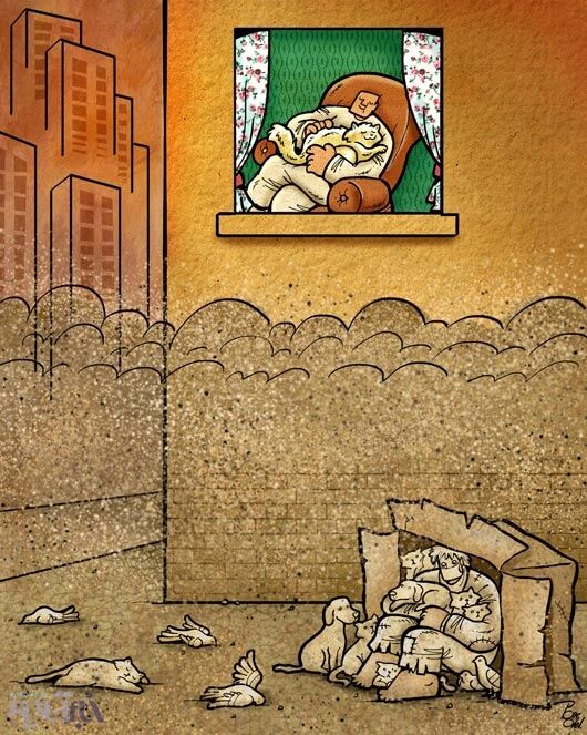ریزگردها/کاریکاتور