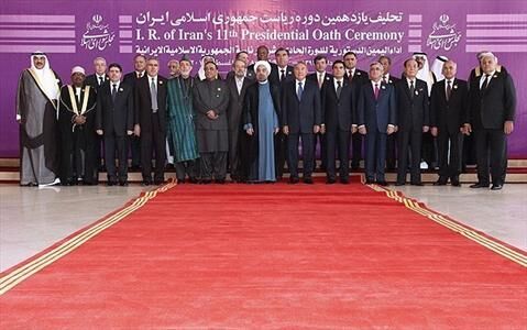 آخرین عکس یادگاری دیشب حسن روحانی