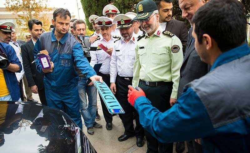 پلاک ملی خودروهای سیاسی/تصاویر