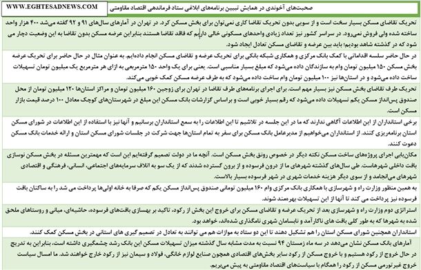 راهبردهای خروج غیرتورمی مسکن