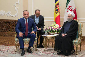 دیدار روحانی با میهمانان خارجی/تصاویر