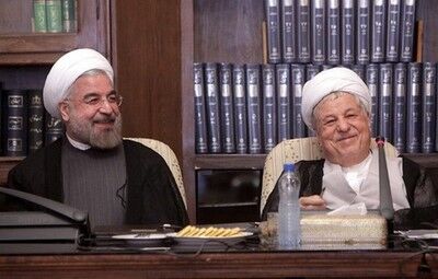 هاشمی و روحانی؛ در گذر زمان/تصاویر