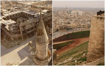 حلب؛ قبل و بعد از جنگ/تصاویر
