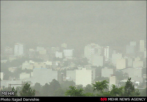 گرد و غبار شدید در لرستان / عکس