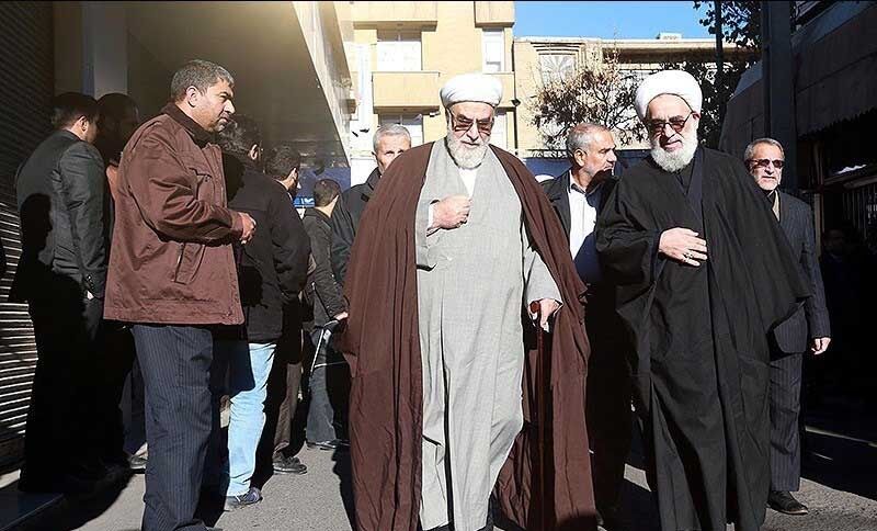 تشییع پیکر آیت الله موسوی اردبیلی/تصاویر