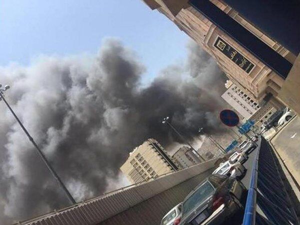 آتش‌سوزی در هتلی در مکه