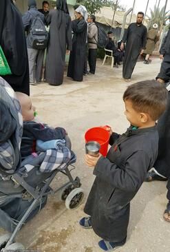 کودکان در مسیر کربلا /تصاویر