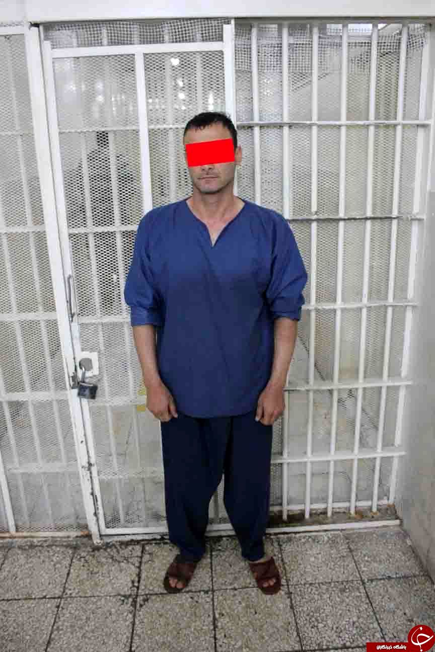 دستگیری مردی که همسرش را به قتل رسانده بود+عکس