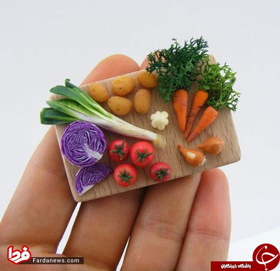 خوردنی‌های مینیاتوری شگفت‌انگیز!/تصاویر