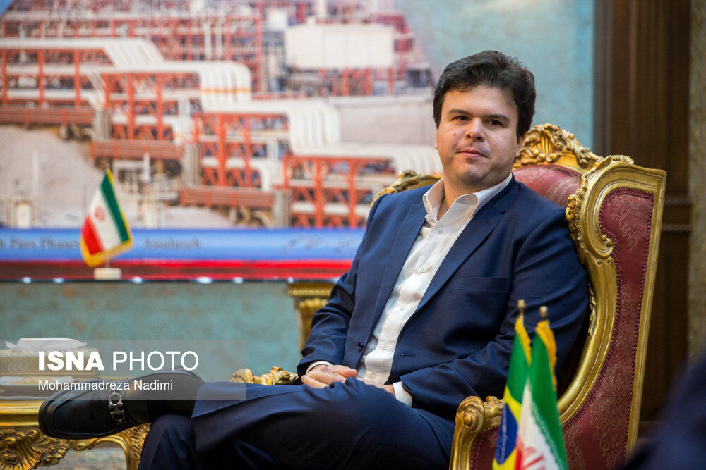 دیدار وزای نفت ایران و برزیل/ تصاویر