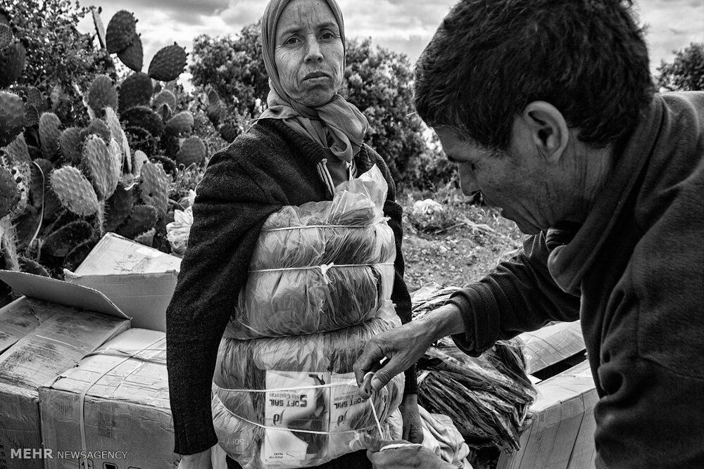 تصاویر زنان باربر مراکشی‎