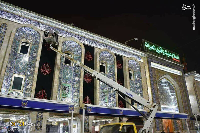 سیاه پوش شدن حرم امام حسین(ع) /تصاویر