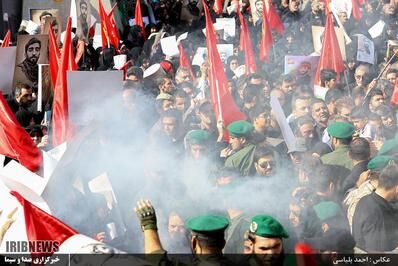 تصاویری از مراسم تشییع پیکر شهیدحججی