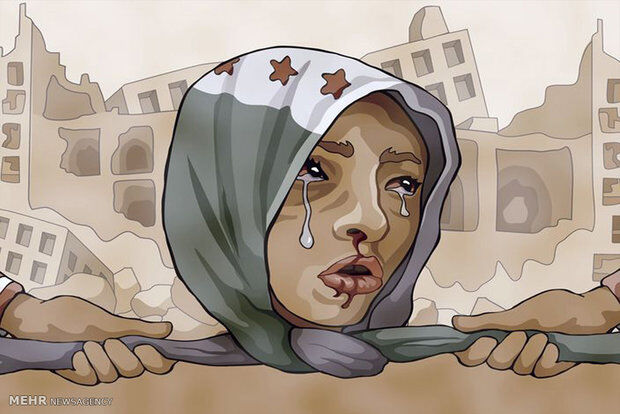 جنگ بی‌پایان سوریه/کاریکاتور