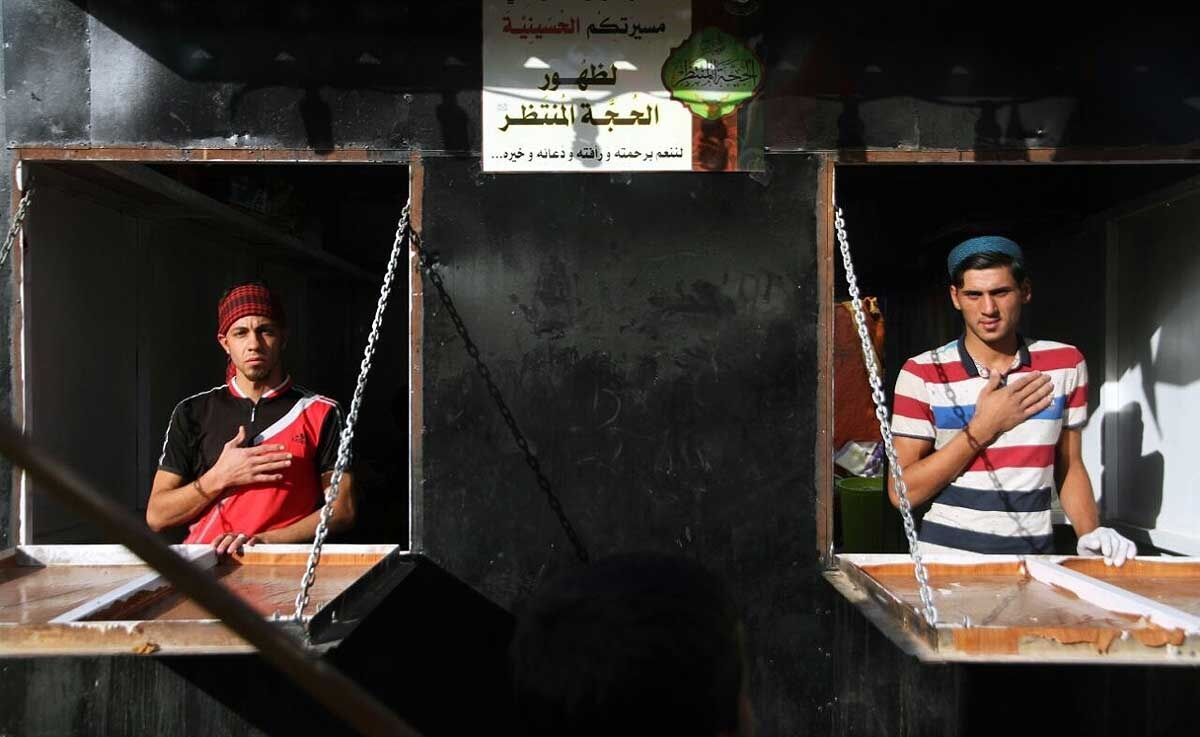 تصاویری از موکب‌ داران اربعین