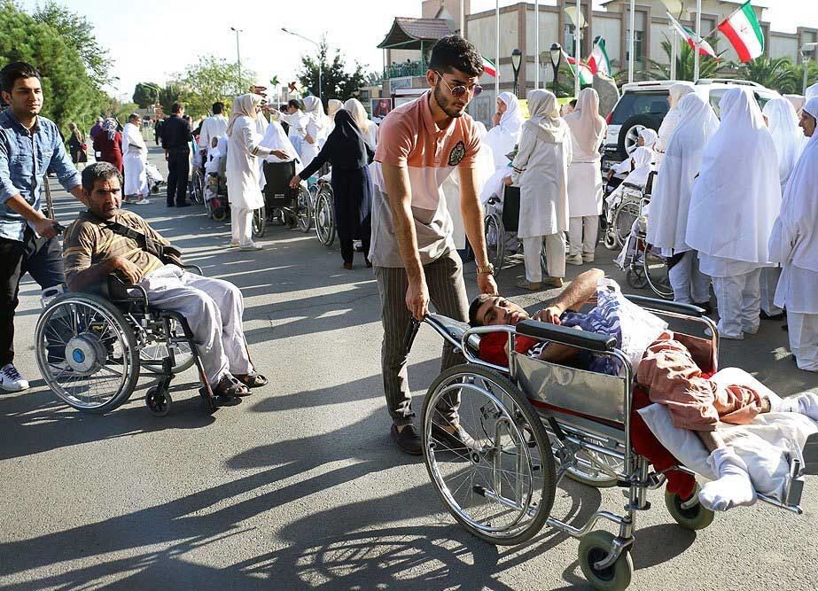 مراسم نمادین حج در کهریزک/تصاویر