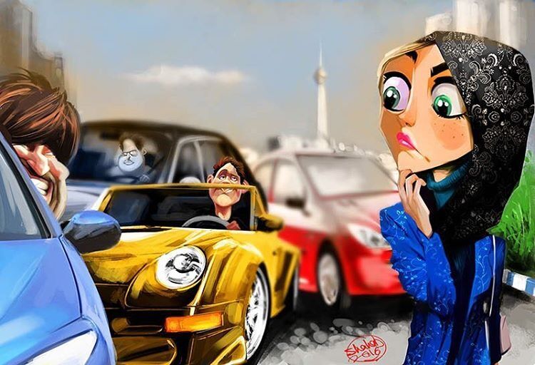 این هم ترافیک جنسی!/کاریکاتور