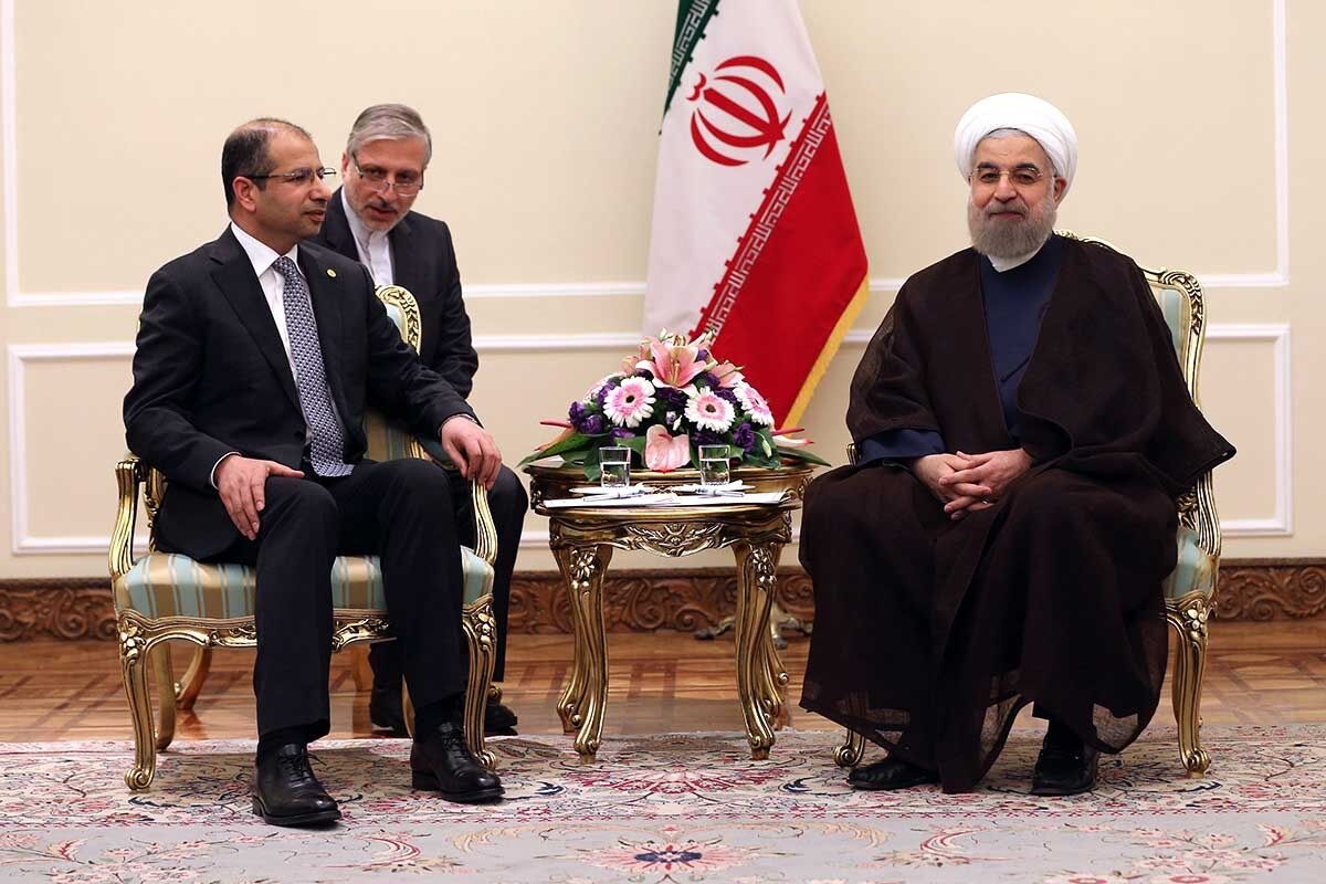 تصاویر دیدار روحانی با الجبوری