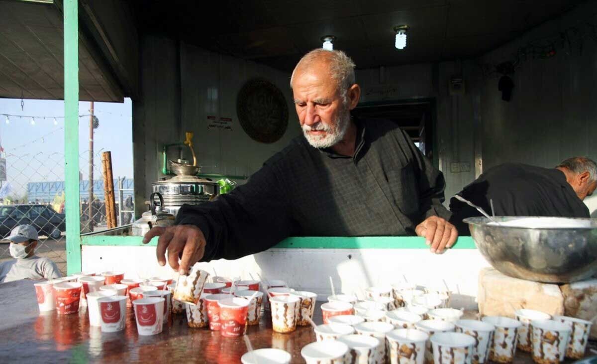 تصاویری از موکب‌ داران اربعین