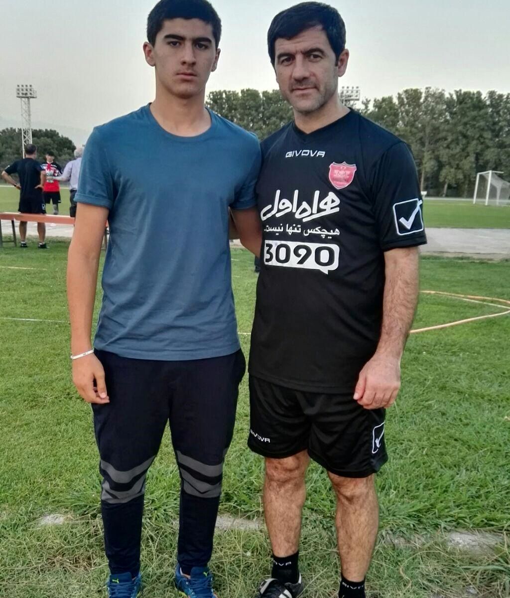 پسر کریم باقری بازیکن پرسپولیس شد
