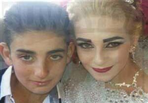 واکنش ها به ازدواج 2کودک سوری+عکس