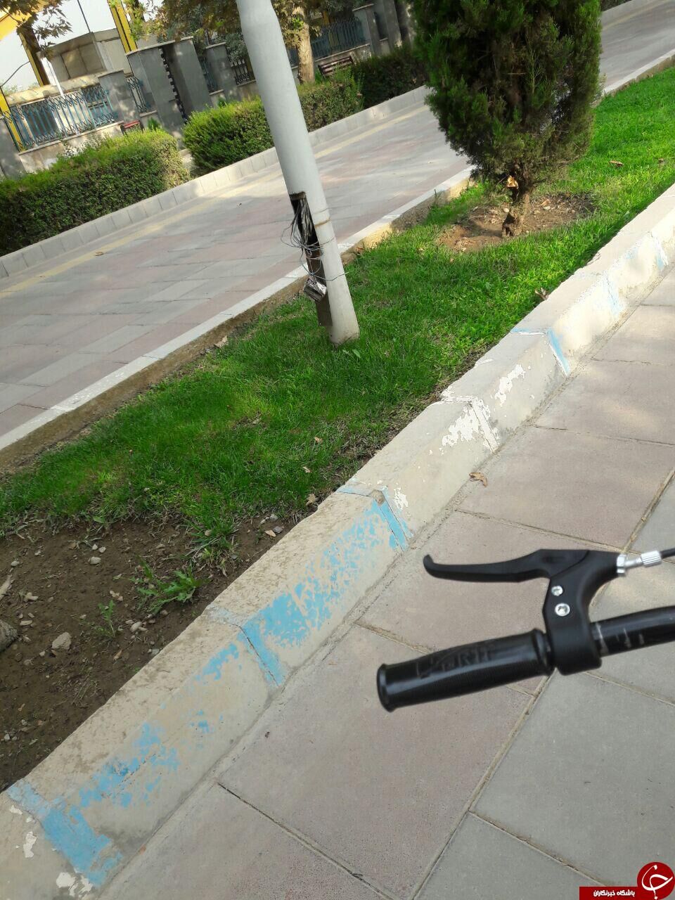 خطر برق‌ گرفتگی درپارک قائم!+تصاویر