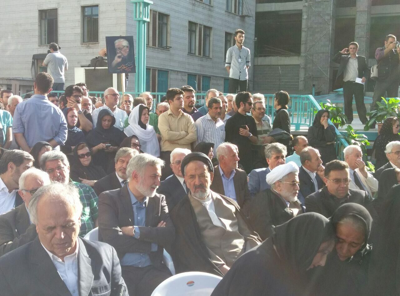مراسم تشییع پیکر ابراهیم یزدی/تصاویر