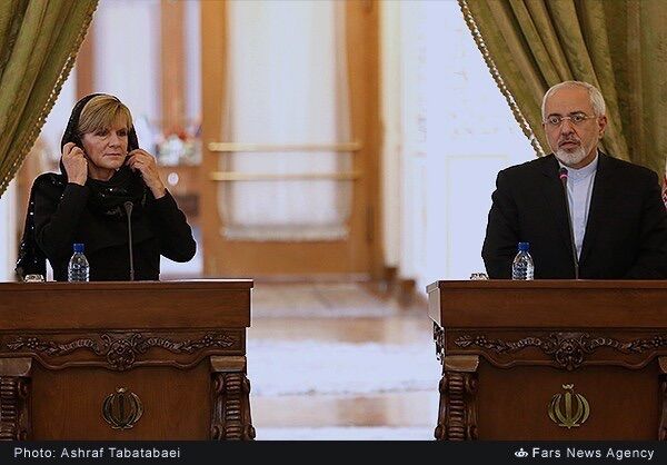 نشست‎خبری‎وزرای‎خارجه ‎ایران و استرالیا