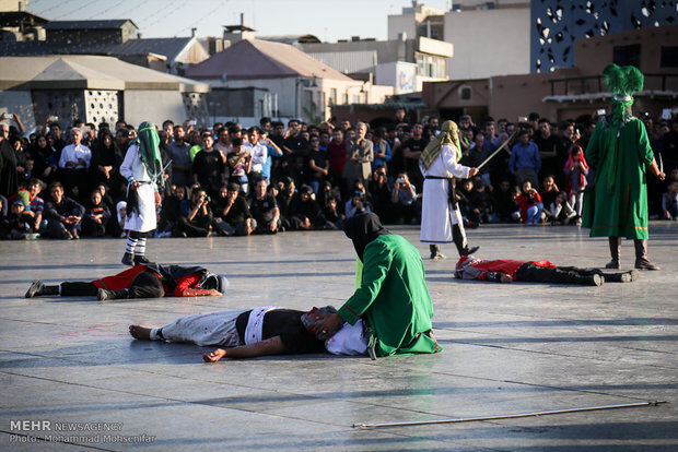 تعزیه در میدان امام حسین /تصاویر
