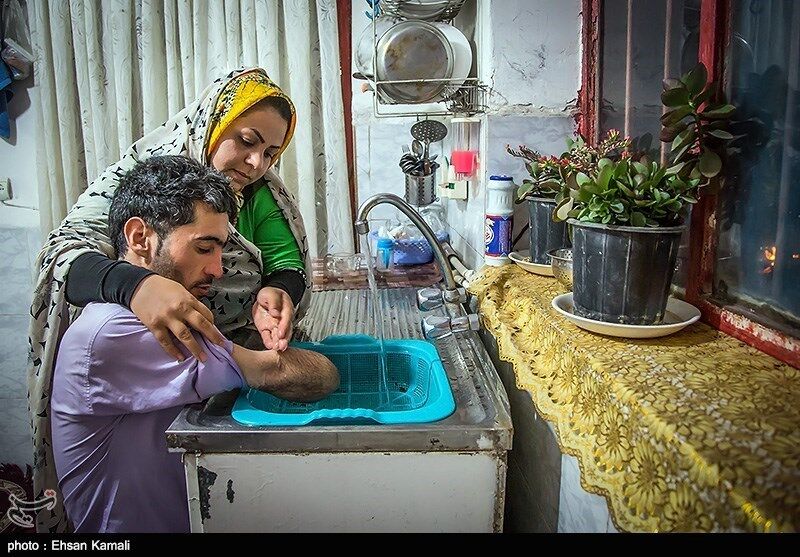 بابا دست و پا ندارد /تصاویر