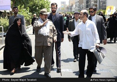 حضورشخصیت‌ها در راهپیمایی/تصاویر