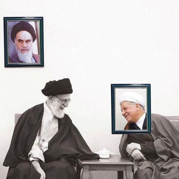 طرح یک گرافیست در سوگ هاشمی رفسنجانی