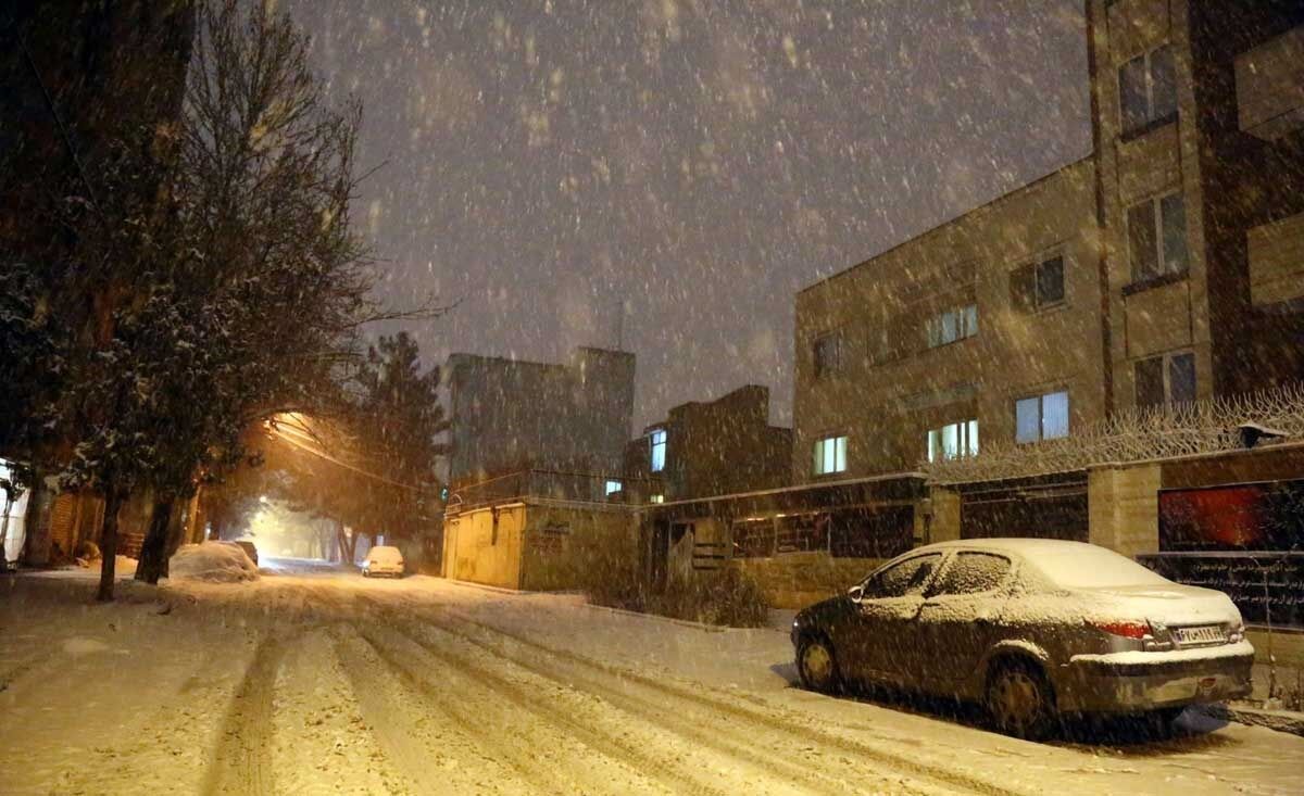 بارش شدید برف در بجنورد‎/تصاویر 